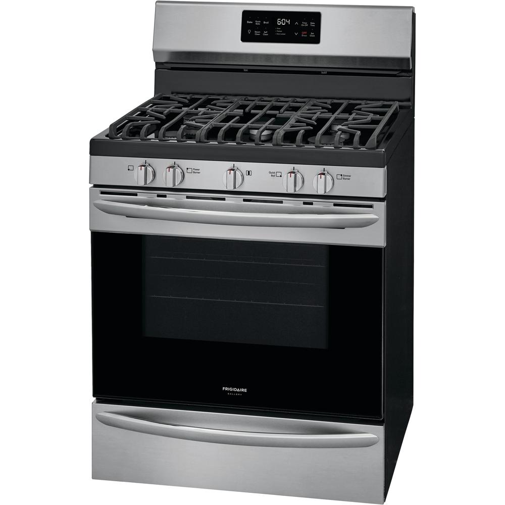 Frigidaire Gallery 30-inch Freestanding Gas Range with 5 Sealed Burners GCRG3038AF