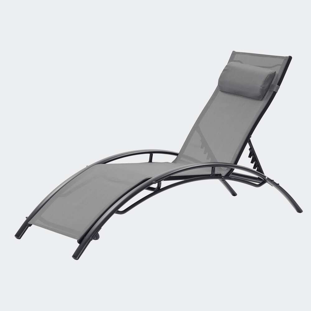 2 PCS Set Outdoor Lounge Chair