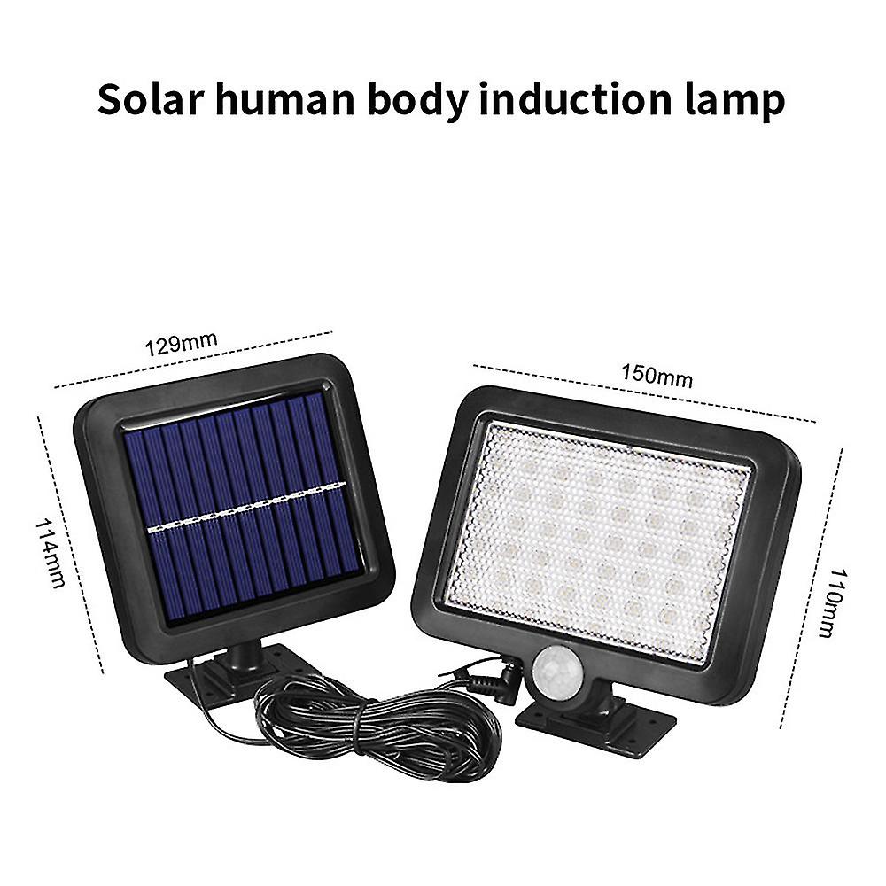 Solar Lights Outdoor Motion Sensor，54led Ultra Bright Waterproof Light