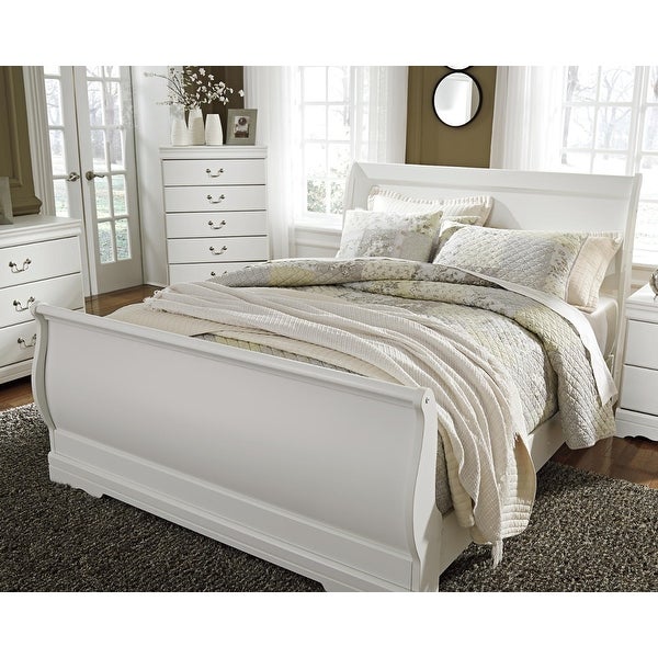 Signature Design by Ashley Anarasia Sleigh Headboard Only- White - - 26426363