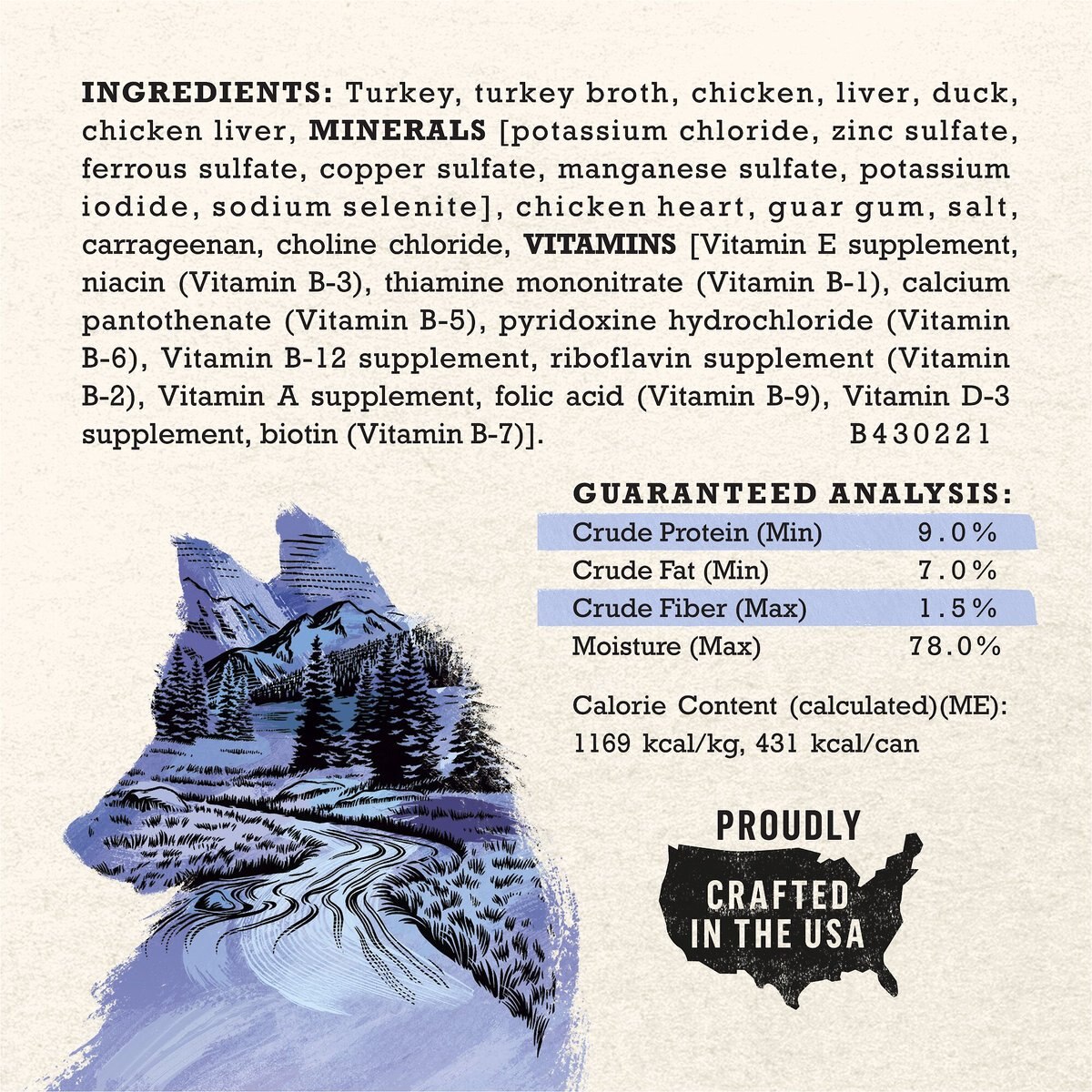 Purina Beyond Wild Prey-Inspired Turkey， Liver and Duck Recipe Canned Dog Food