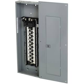 Square D Homeline 200 Amp 40-Space 80-Circuit Indoor Main Breaker Load Center with Cover HOM4080M200PC