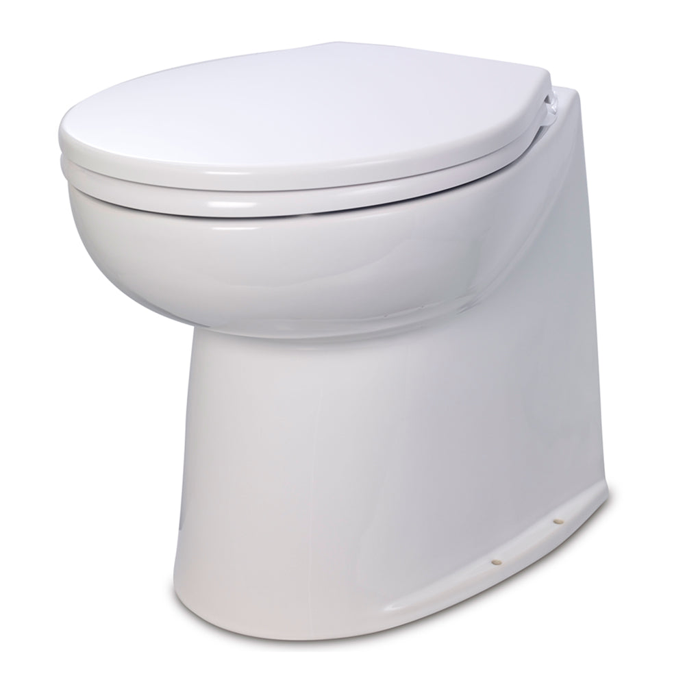 Jabsco 58240-2012 Deluxe Flush Raw Water Electric Toilet - 12Vand#44; 17 in.