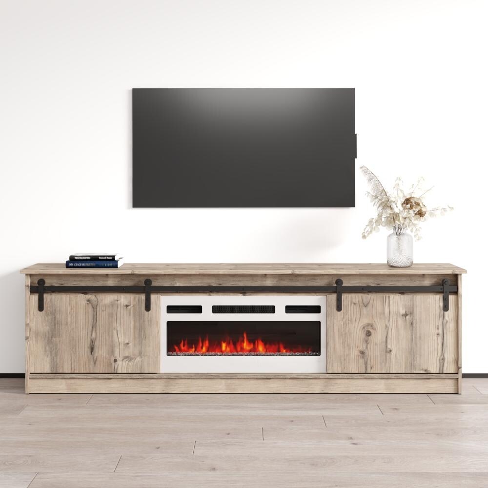 Granero 04 WH EF Fireplace TV Stand