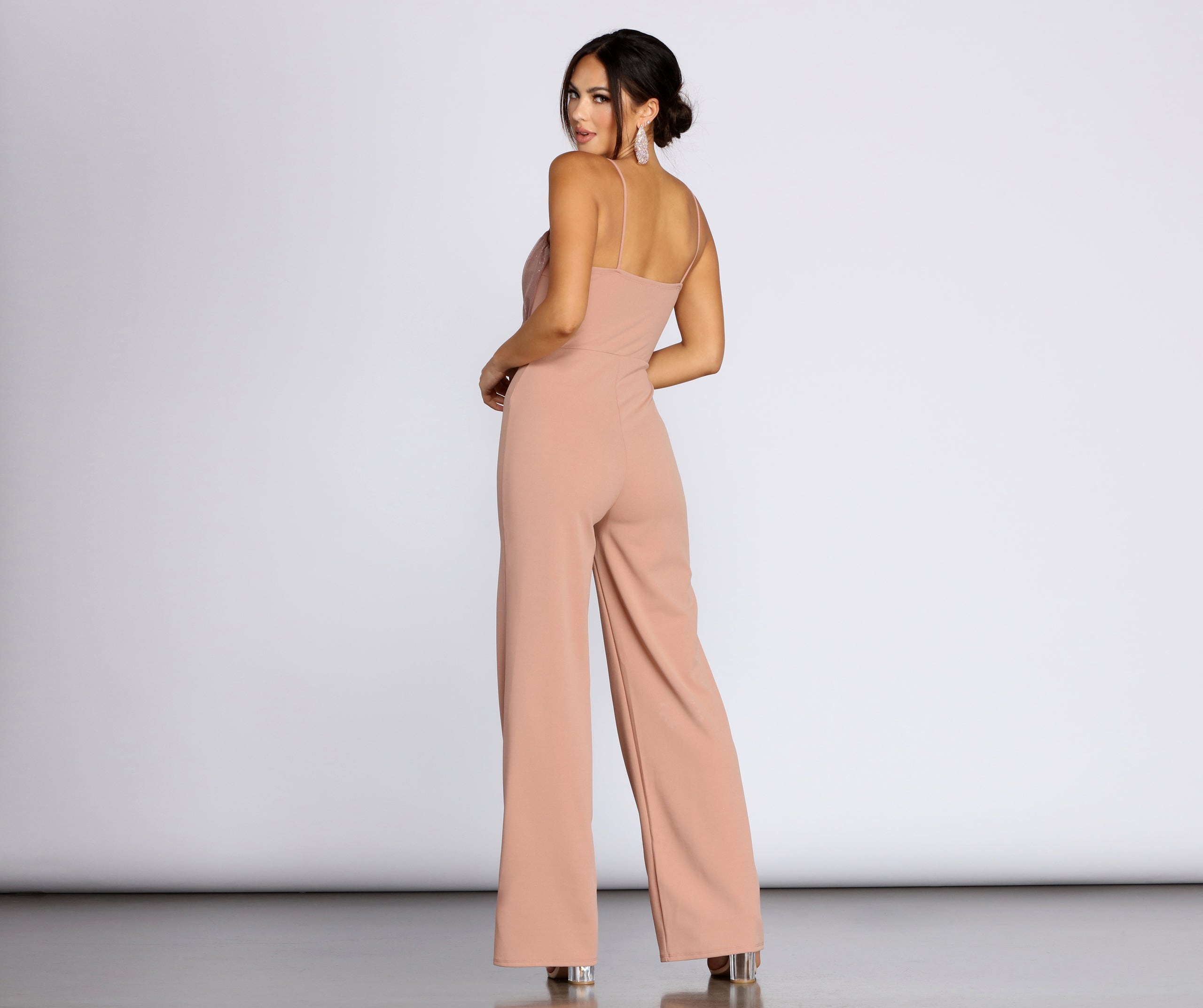 Glow Goddess Glitter Jumpsuit