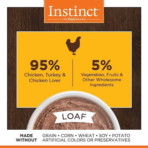 Instinct Original Grain-Free Real Chicken Recipe Natural Wet Canned Dog Food