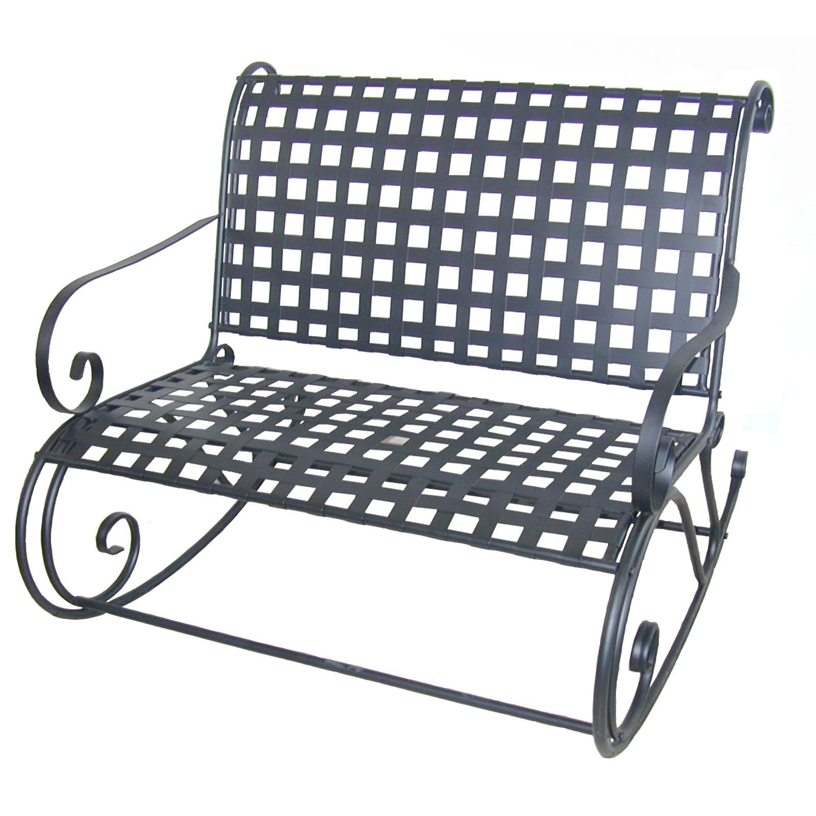 International Caravan Iron Double Porch Rocker