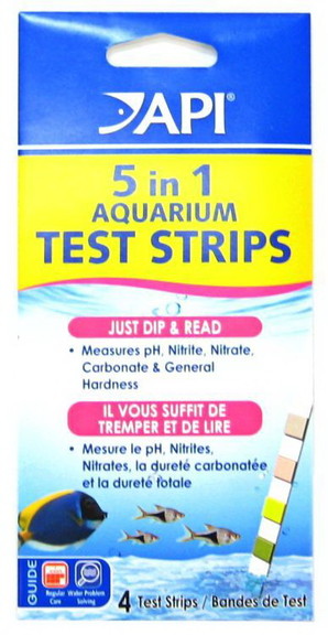 API 5 in 1 Aquarium Test Strips