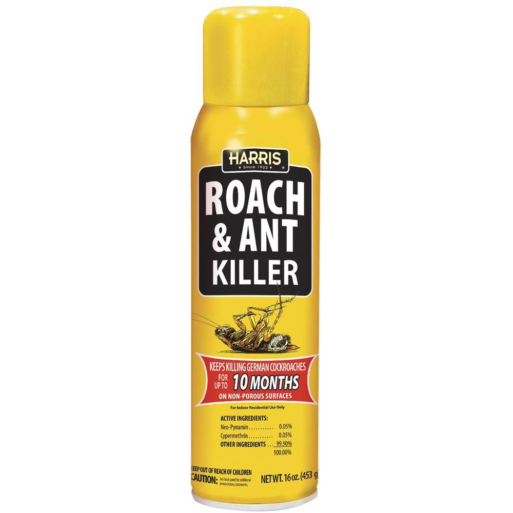 Harris 16 oz. 10-Month Roach and Ant Killer Aerosol Spray RA-16