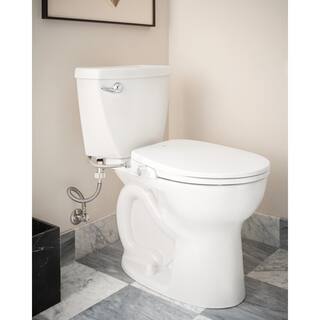 MOEN 2-Series Non-Electric Bidet Seat for Round Toilets in White EB500-R