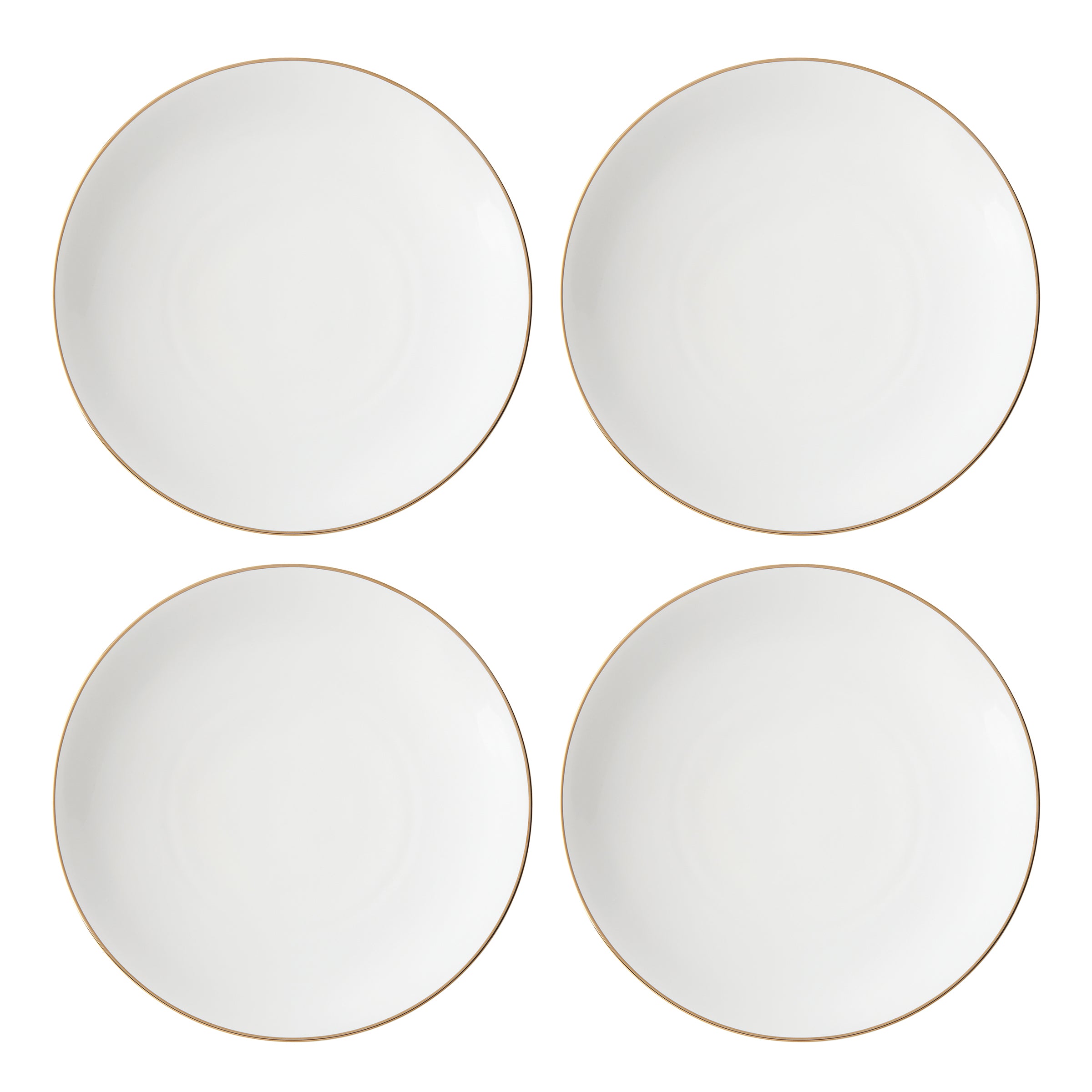 Trianna Coupe Dinner Plates, Set of 4