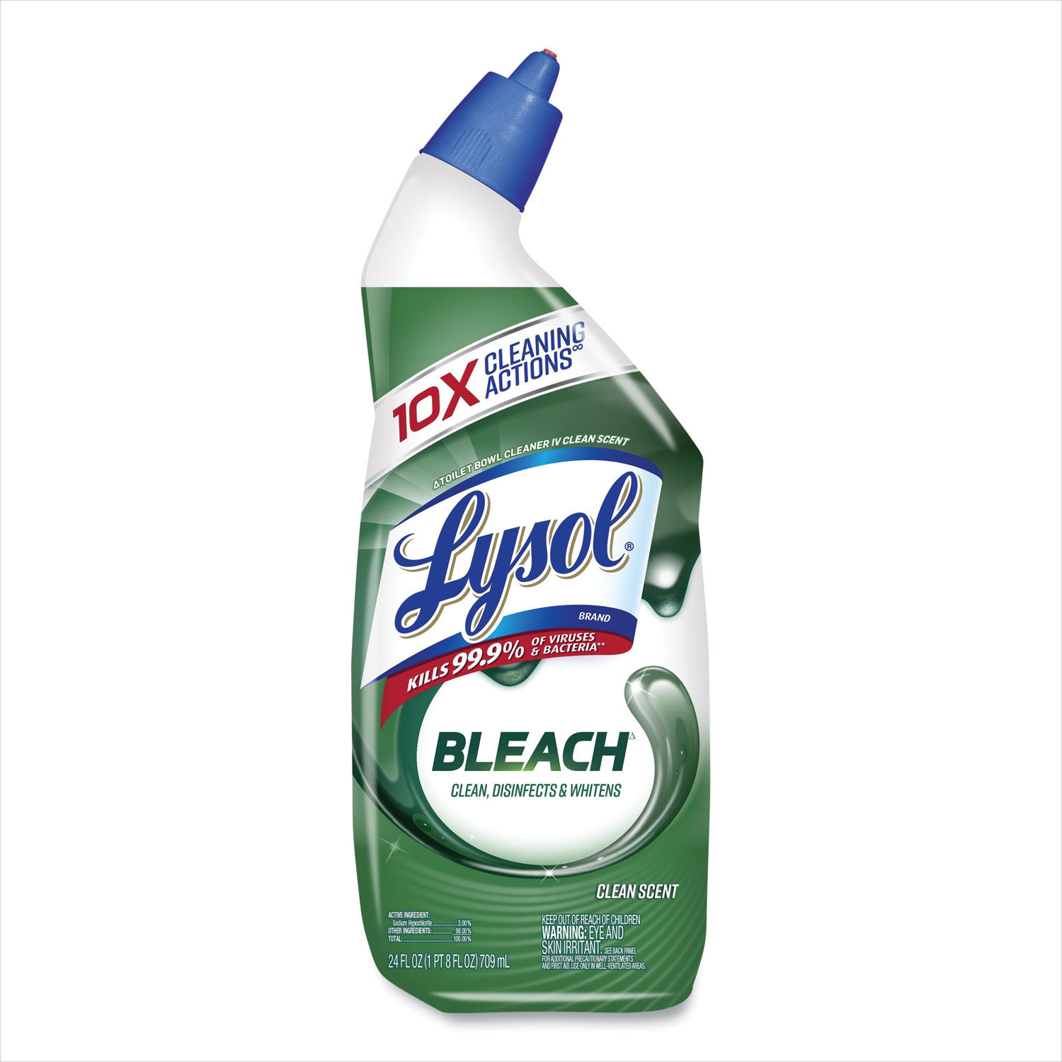 Disinfectant Toilet Bowl Cleaner with Bleach by LYSOLandreg; Brand RAC98014EA