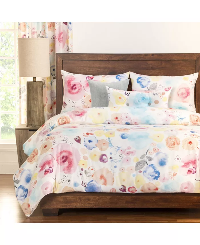 Siscovers Polka Dot Poppies 5 Piece Twin Luxury Duvet Set