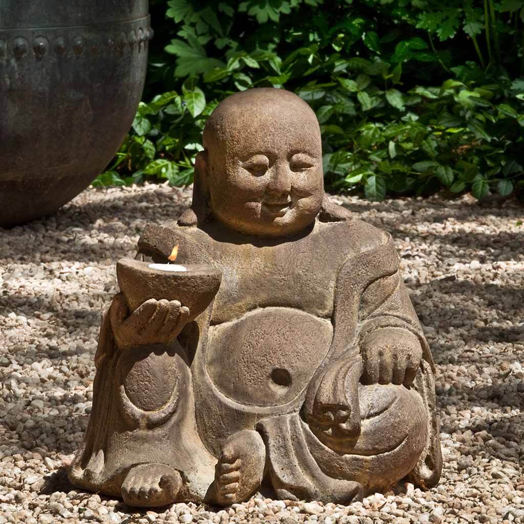 Campania International Abaca Buddha Garden Statue