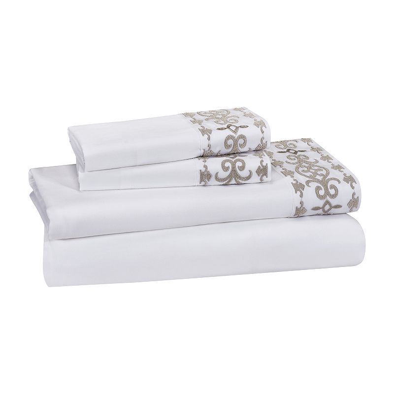 Five Queens Court Medallion Sheet Set