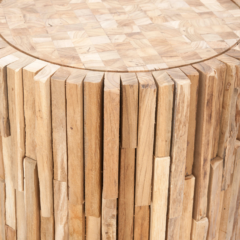 Safavieh Minidoka Round Stool   Side Tables And End Tables   by Buildcom  Houzz