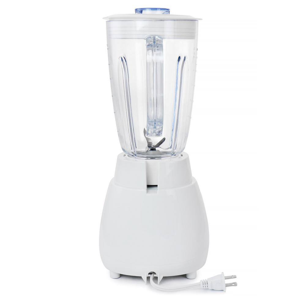 Better Chef 50 oz. 10-Speed White 350-Watt Blender with Plastic Jar 985115666M