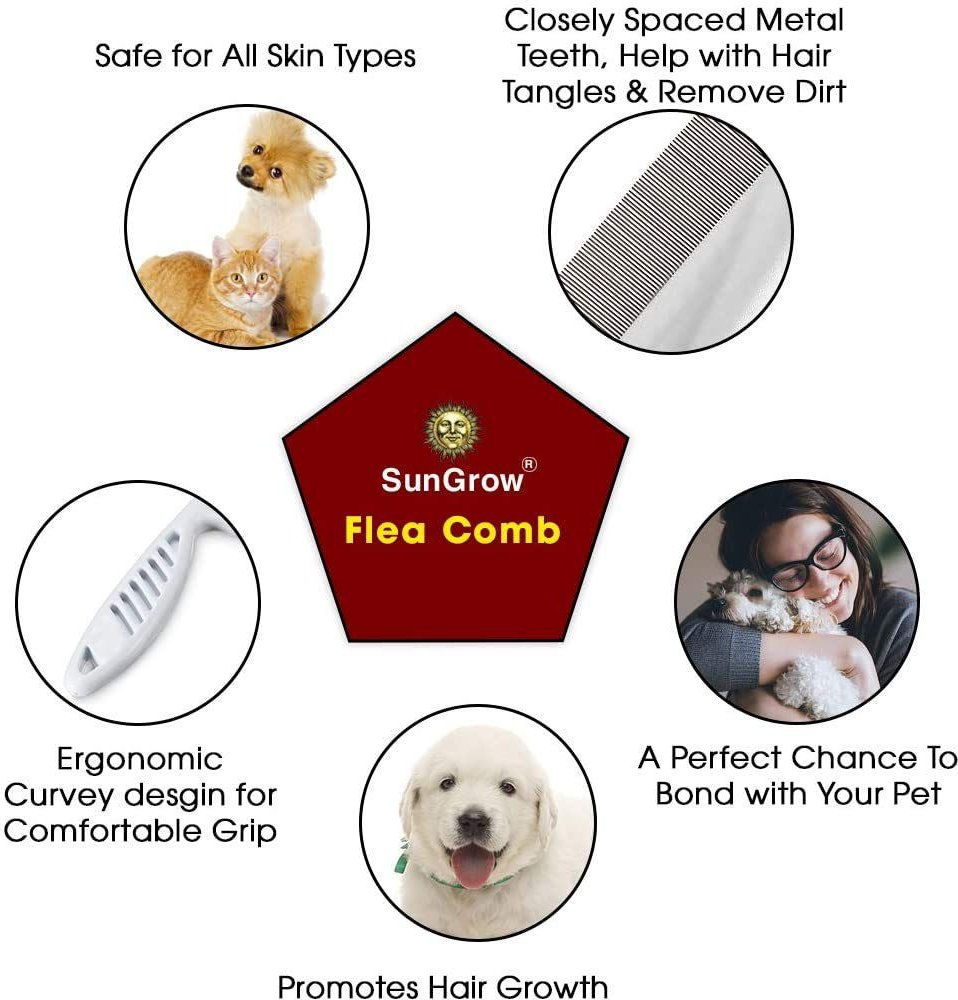 SunGrow Ferret Flea Comb