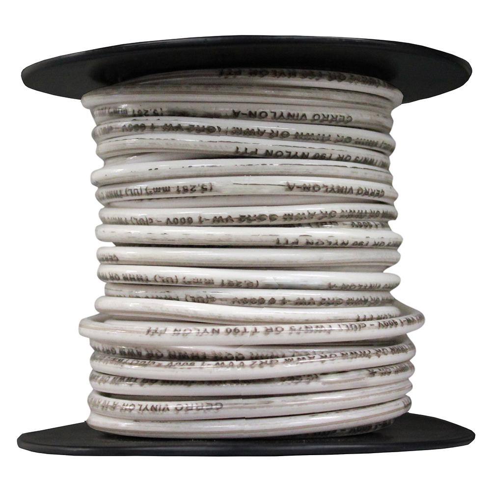 50 ft. 12 Gauge White Stranded Copper THHN Wire 112-3602BR