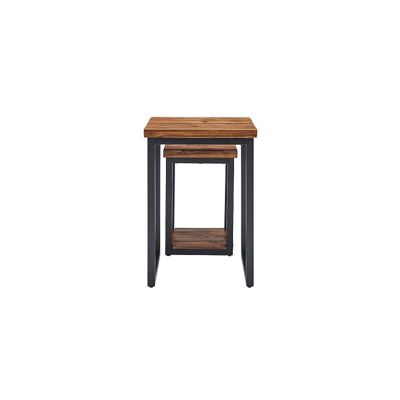 Alaterre Furniture Claremont Nesting End Table 2-piece Set