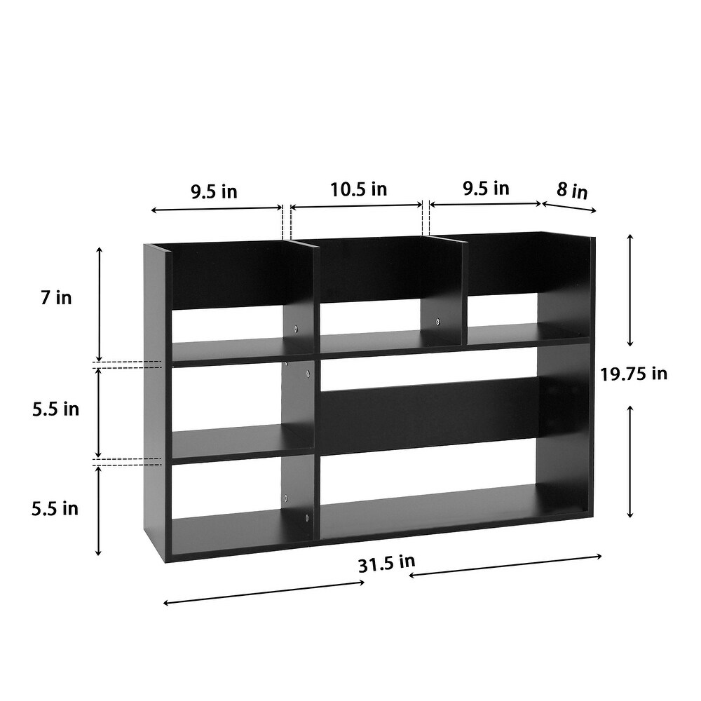 Multi Unit Desk Organizer Storage Rack Book Shelf for Office Home and Bathroom