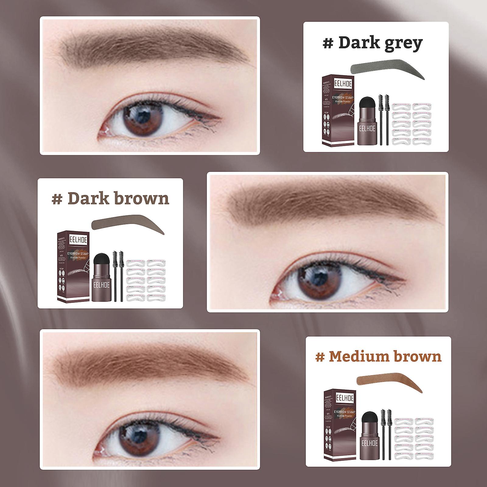 Eyebrow Print Mold Thrush Artifact Lazy Eyebrow Filling Makeup Eyebrow Cake Hairline Powder Waterproof And Sweatproof