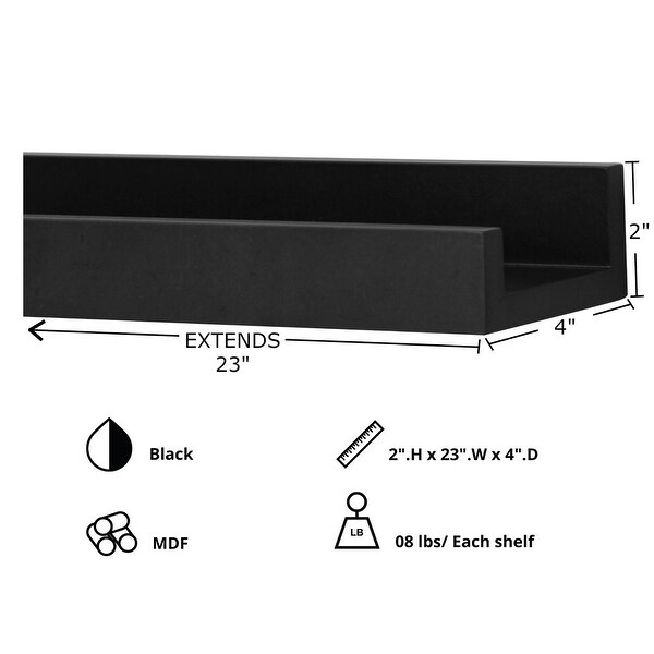 kieragrace Edge Frame Ledge，Set of 4