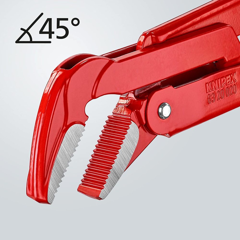 Knipex Pipe Wrench 45 Degree Angled 570 mm Swedish Pattern