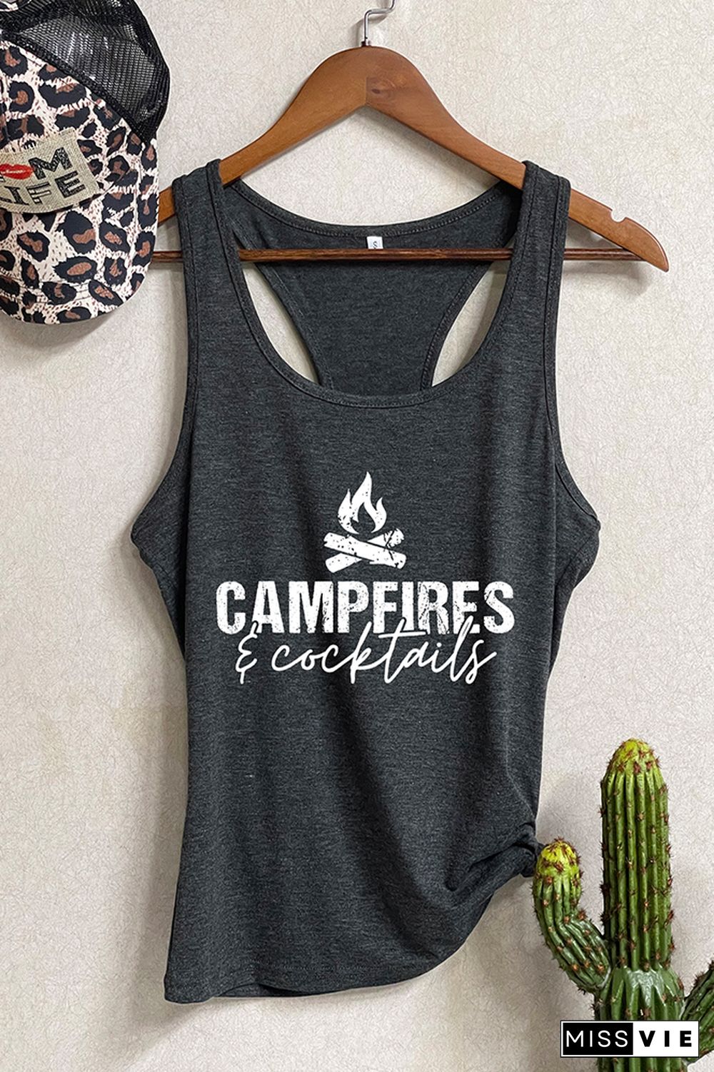 Campfires And Cocktails Tank Top Wholesale