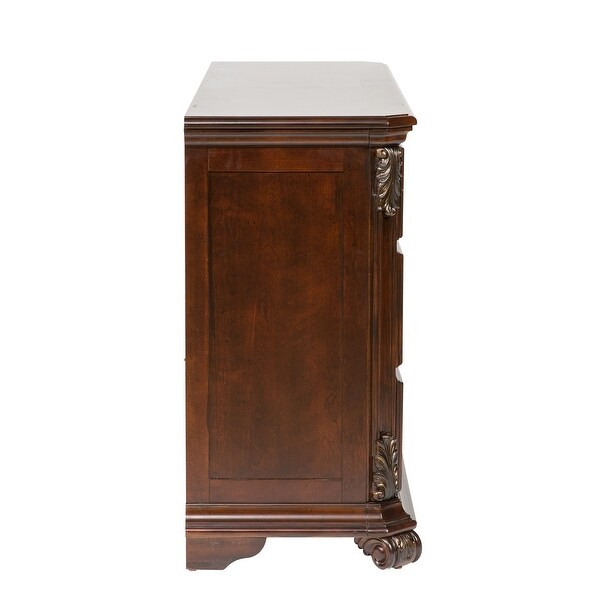 Messina Estates Cognac Dresser and Mirror - - 9614013