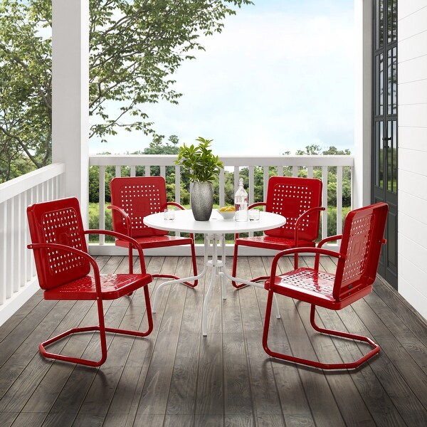 Crosley Bates Steel Outdoor 5piece Dining Set