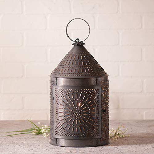 17-Inch Fireside Lantern in Kettle Black