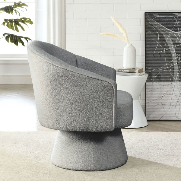 Contemporary Accent Lounge Swivel Chair