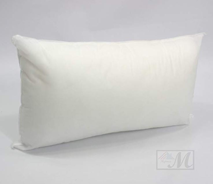 Mybecca 12 x 24 inches Pillow Sham Stuffer White Rectangular Hypoallergenic Throw Pillow Insert Premium Made in USA