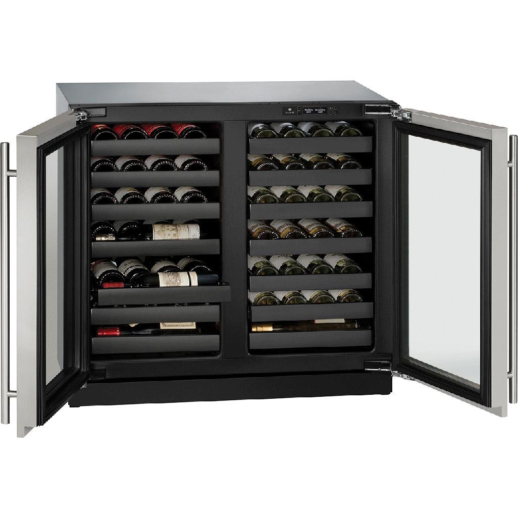 U-Line 7 cu. ft. 62-bottle Built-in Wine Cooler U-3036WCWCS-00B