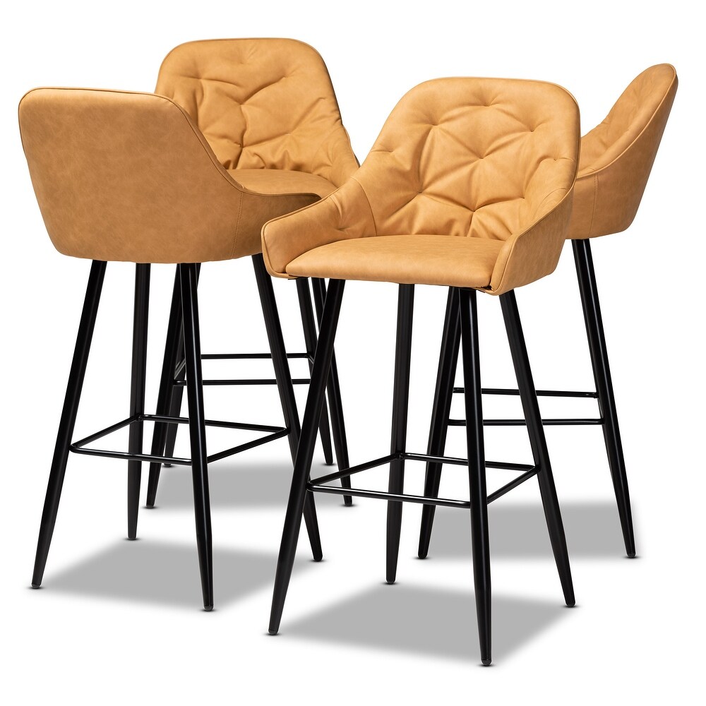 Catherine Modern and Contemporary 4 piece Bar Stool Set