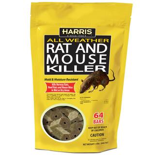 Harris 4 lbs.64 Bars All Weather Rat and Mouse Killer HRB-64