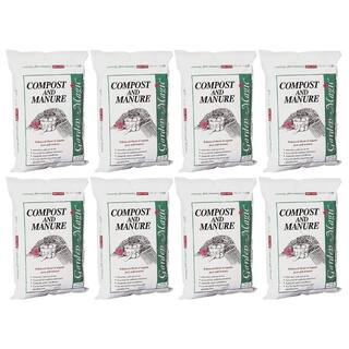 Lawn Garden Compost and Manure Blend 40 Pound Bag (8-Pack) 8 x 5240