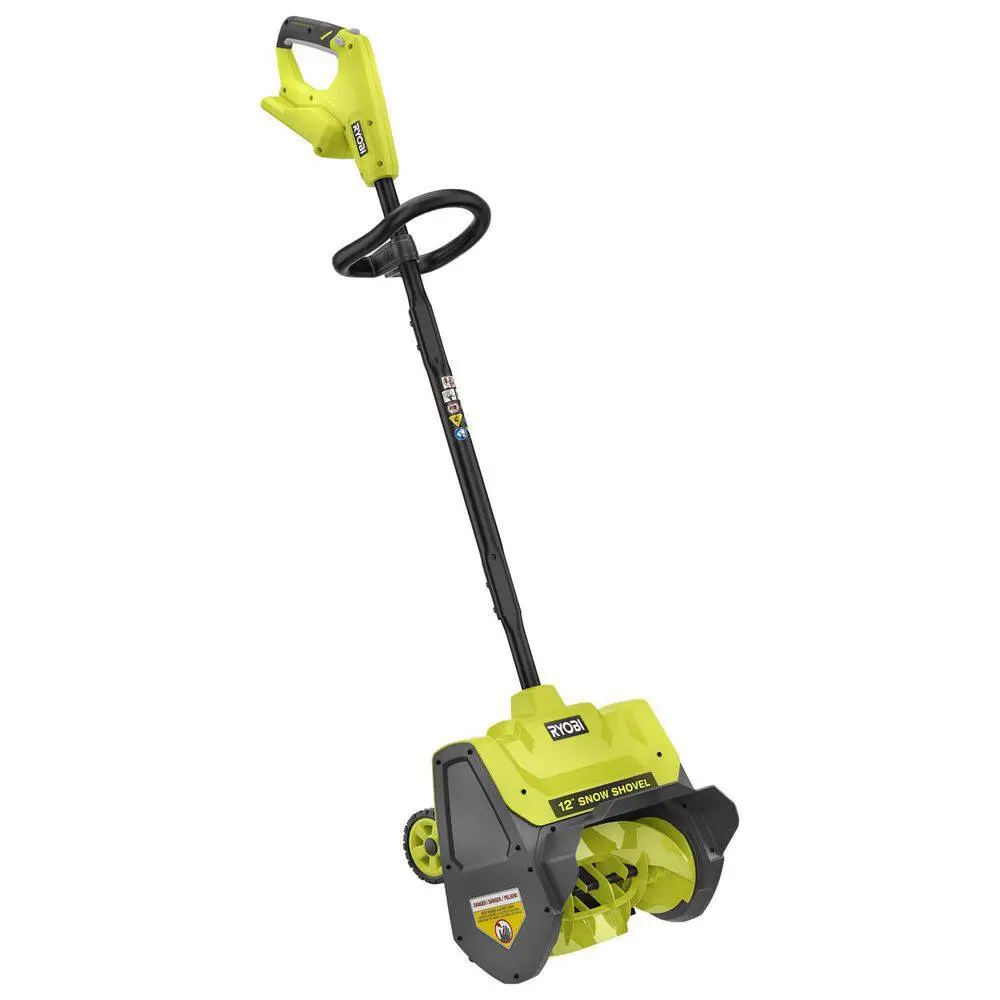 RYOBI 40V 12 in. Single-Stage Cordless Electric Snow Shovel with 4.0 Ah Battery and Charger RY408130