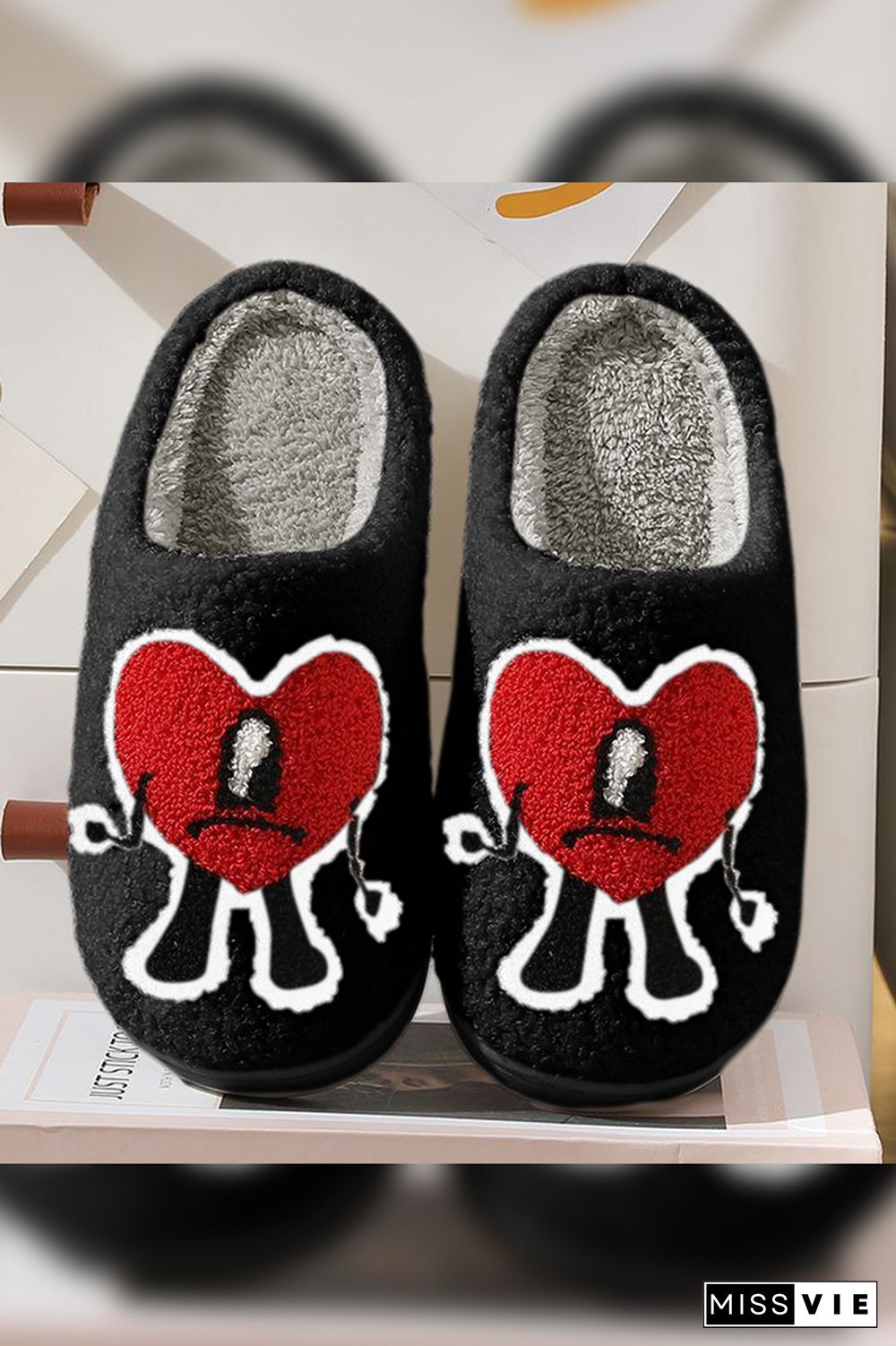 Bad Bunny Fluffy Slippers