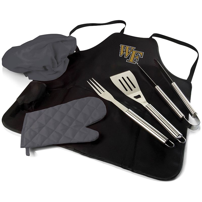 Picnic Time Wake Forest Demon Deacons BBQ Apron Pro Grill Set