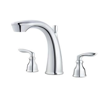 Pfister Avalon 2-Handle Deck-Mount Roman Tub Faucet Trim Kit in Polished Chrome (Valve Not Included) RT6-5CB1C