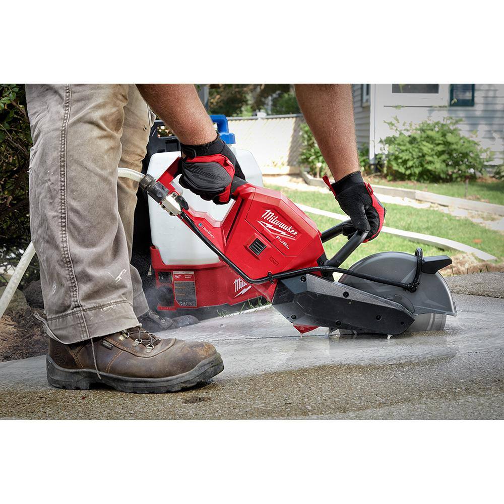 MW M18 FUEL ONE-KEY 18V Lithium-Ion Brushless Cordless 9 in. Cut Off Saw Kit W(2) 12.0Ah Batteries  Rapid Charger 2786-22HD