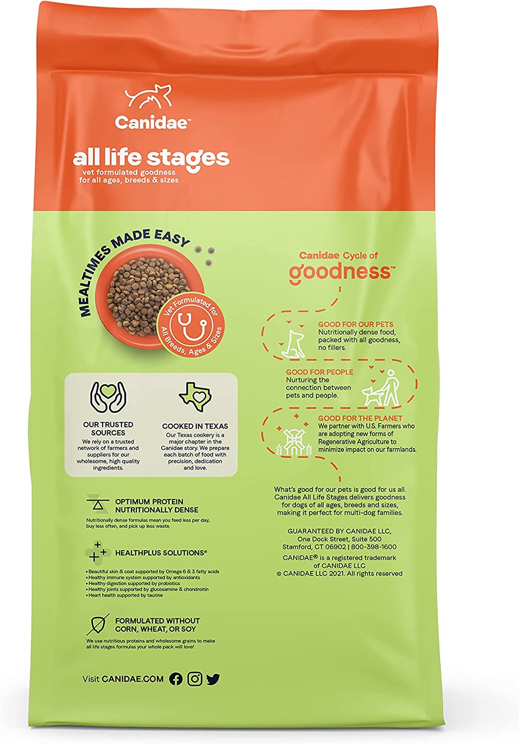 CANIDAE All Life Stages Less Active Chicken Turkey and Lamb Meal Formula Dry Dog Food 15 Pound (Pack of 1)