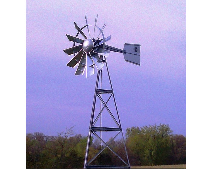 Outdoor Water Solutions 12 Foot Ornamental Windmill OMS0014