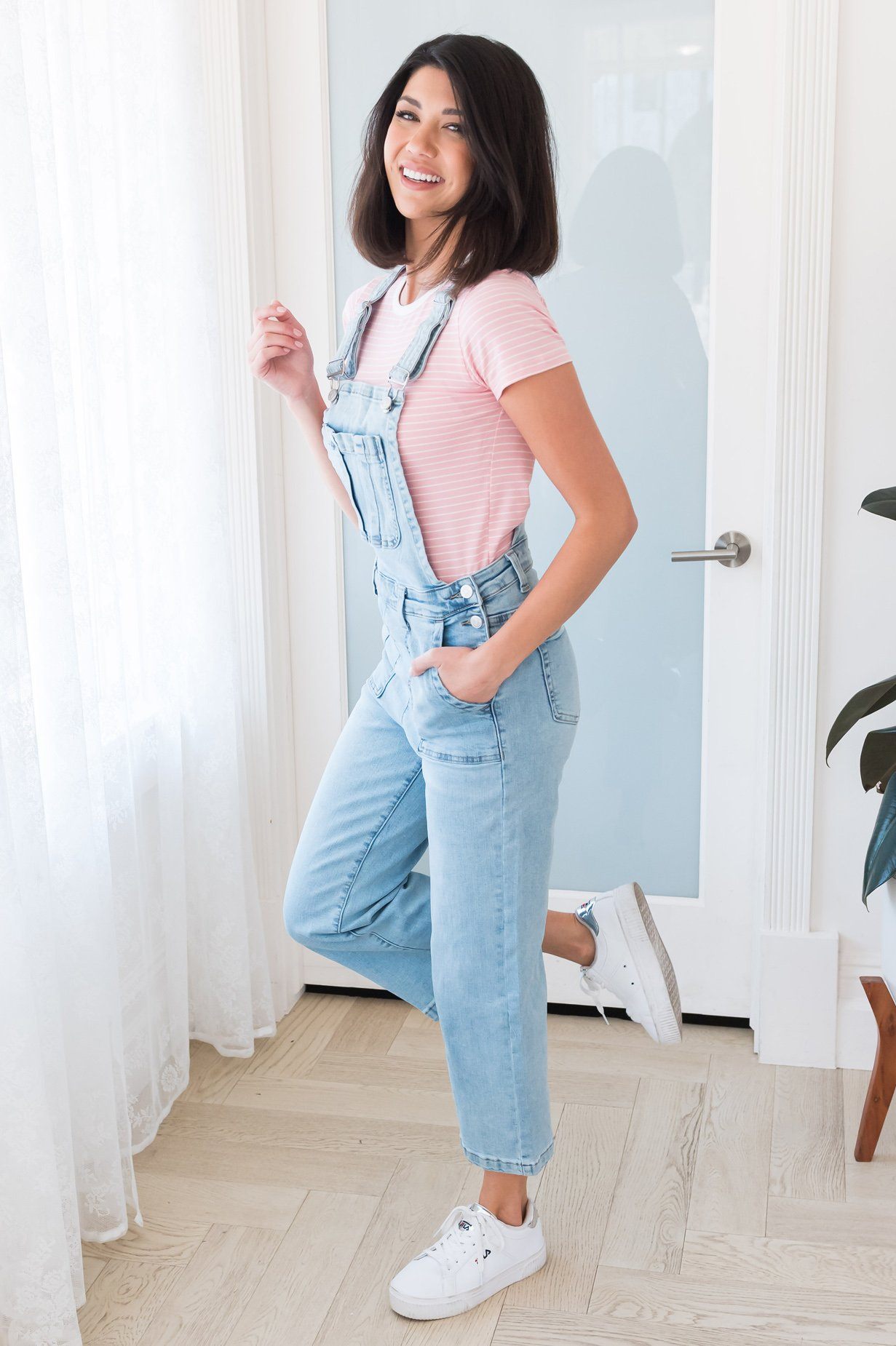 The Vega Modest Denim Overalls