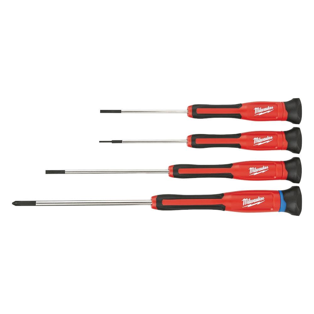 Milwaukee 4-Piece Precision Screwdriver Set 48-22-2604 from Milwaukee