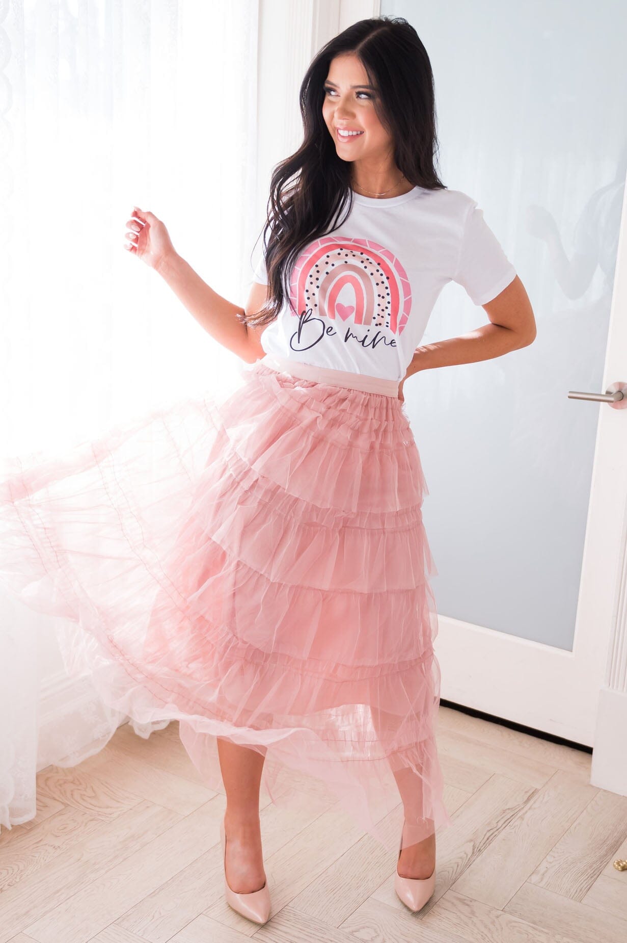 It's All About The Tiers Modest Tulle Skirt