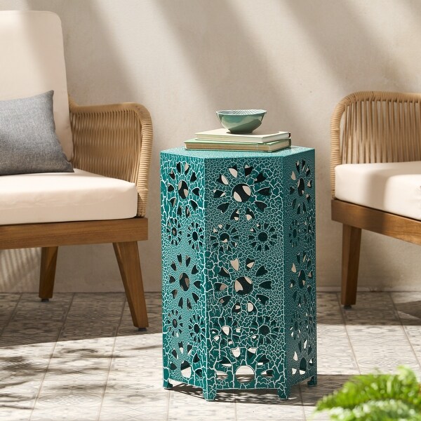 Iron Outdoor Side Table