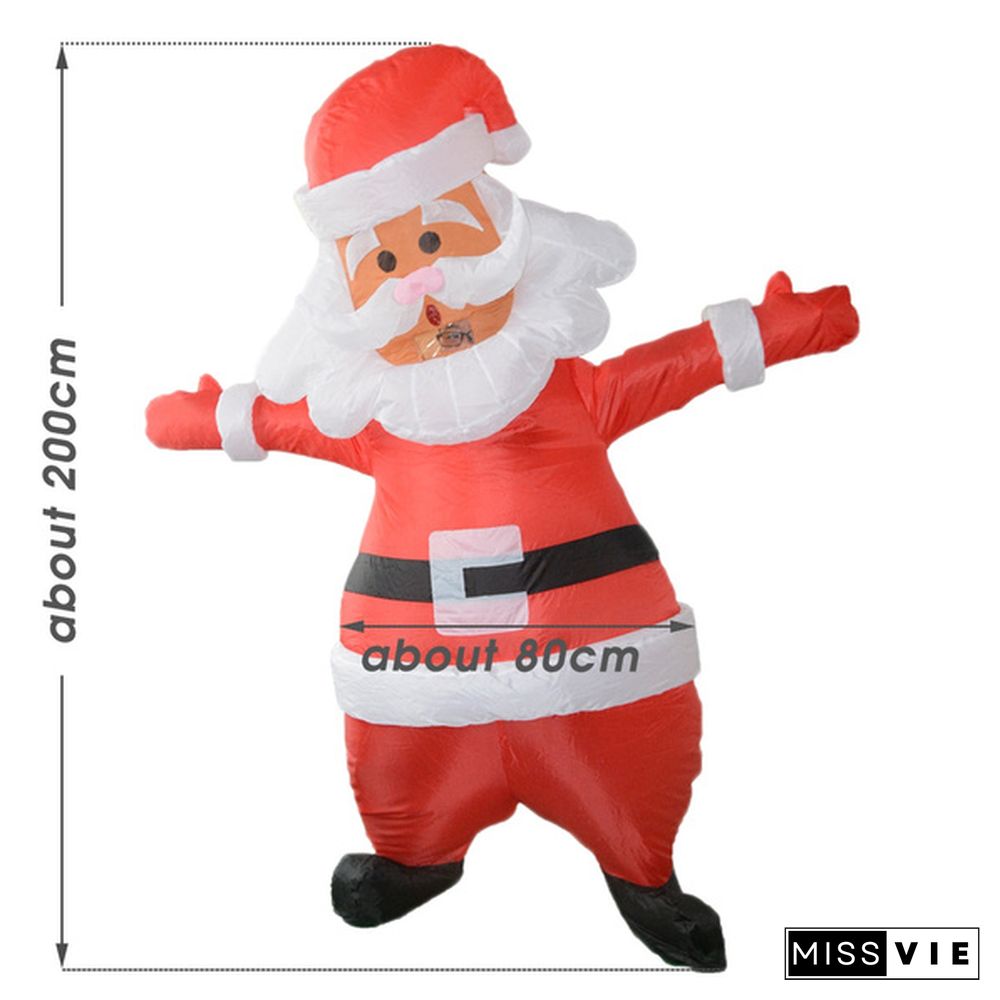 Inflatable Santa Gingerbread Man Pumpkin Doctor Costumes for Kids Adult Fancy Dress Suit Halloween Christmas Carnival Party Men Women Boys Girls Outfit